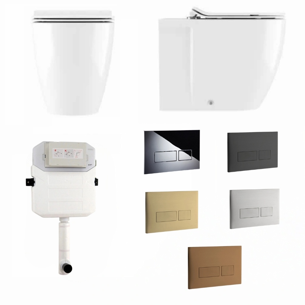 product cut out image of Crosswater Kai X Back to Wall Toilet Bundle